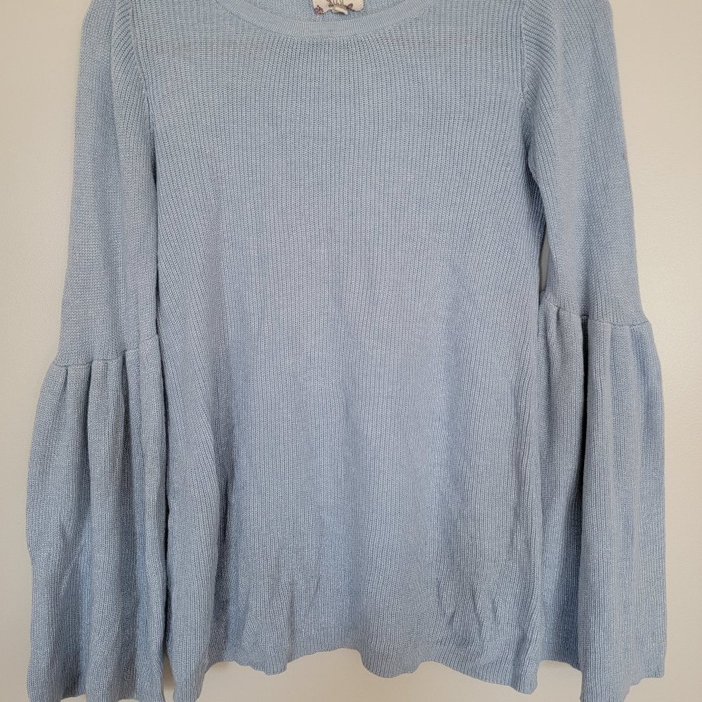 Bell sleeve sweater